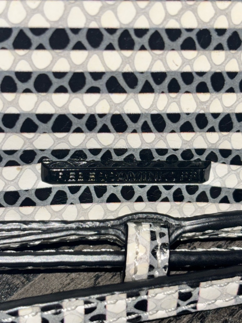 Rebecca Minkoff Striped Snake Small Love Crossbody - Picture 9 of 15
